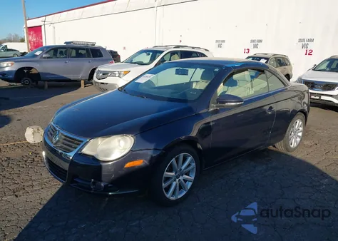 2011 Volkswagen Eos Komfort z USA, uszkodzony, nr VIN WVWBW7AH2BV004528